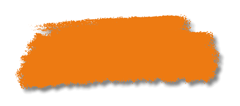 An irregular, textured orange paint stroke on a dark background. The stroke has rough, uneven edges and a brushed appearance, creating a dynamic visual contrast that could enhance any kitchen remodeling project in Suffolk County.